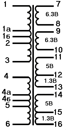 Схема трансформатора тн 61